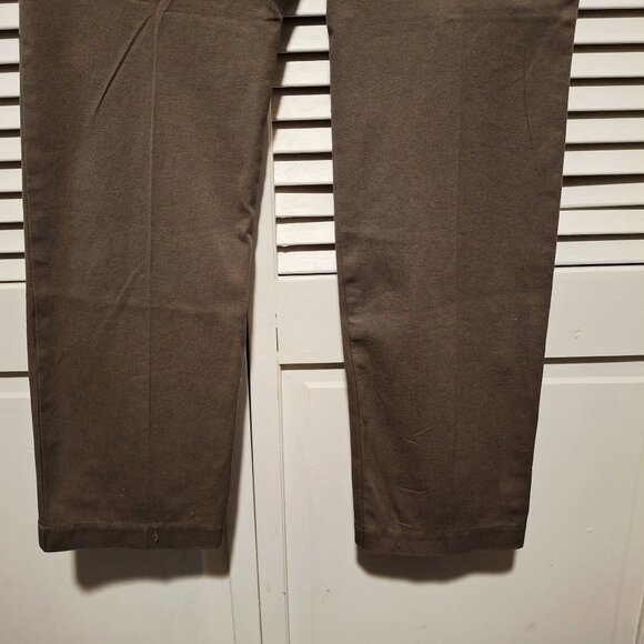 NWT Lee Sculpting Slim Leg Pants Medium Size 6 Brown - Picture 2 of 8